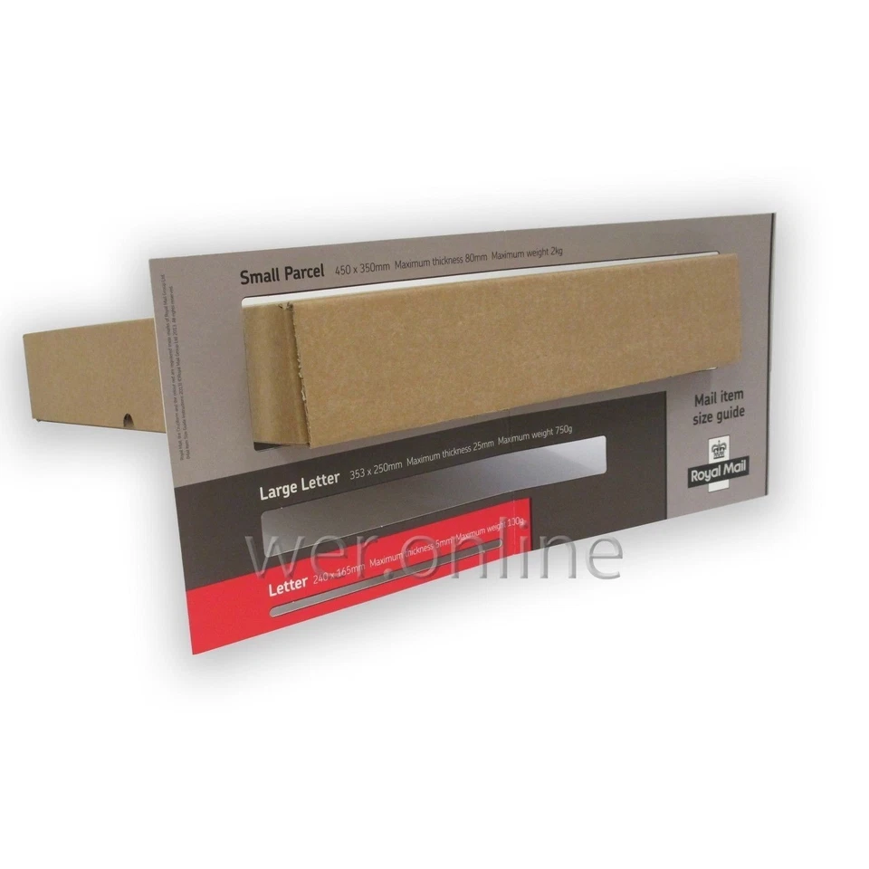 Royal Mail SMALL PARCEL "WIDE" 449x349x79mm - Cardboard Postal Boxes - Image 2 of 3