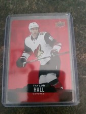 2020-21 Upper Deck Tim Hortons Collector's Series Red Die Cut Taylor Hall