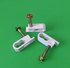 (QTY 50) Perfect Vision GCD12WHT Dual Grip Clips