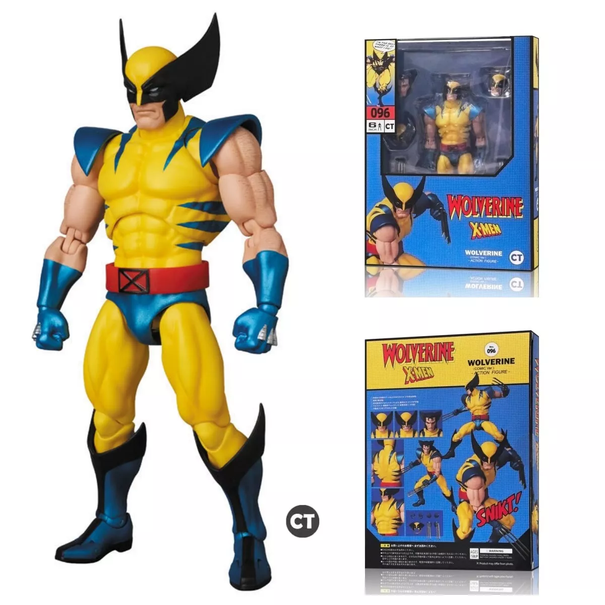 MAFEX No.096 Wolverine Comic Ver. X-MEN 6in Action Figure CT Toys Box Set | eBay MAFEX No.096 Wolverine Comic Ver. X-MEN 6in Action Figure CT Toys Box Set | eBay