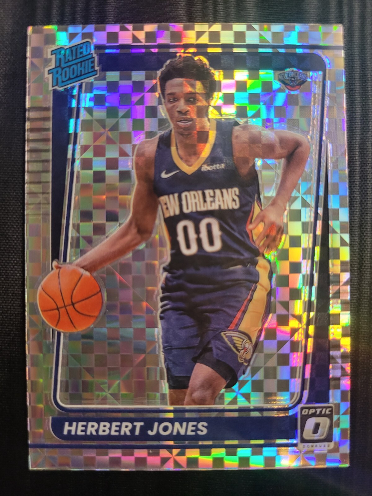 Herbert Jones 2021-22 DONRUSS OPTIC RR CHECKERBOARD #157 RC NEW ORLEANS PELICANS