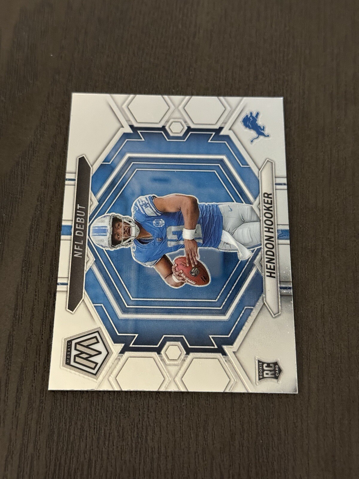 2023 Panini Mosaic NFL Debut Insert #ND-1 HENDON HOOKER Football Card ROOKIE RC