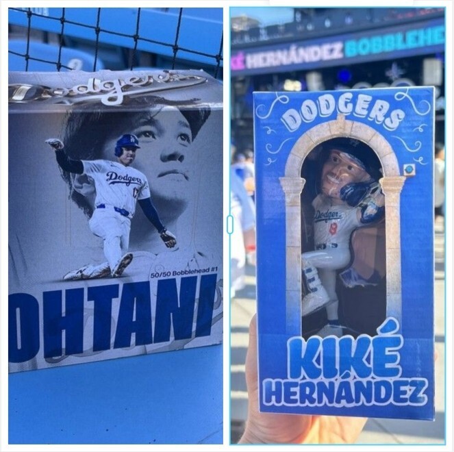 2024 Kike Hernandez and 50-50 CLUB Shohei Ohtani 2025 Dodgers SGA