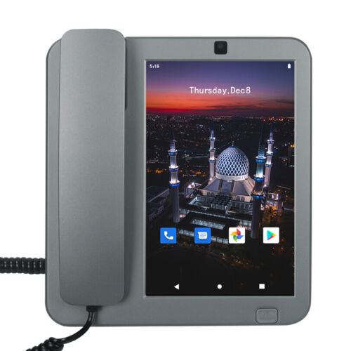 SIM Card Android Fixed Wireless Desktop Telephone Touch Screen Smart Video Phone - 第 1/12 張圖片