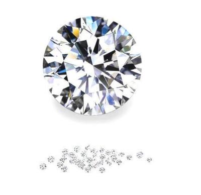 Natural Fine Diamond Melee - Round - VS2-SI1 - F-G - Precision Cut - Africa