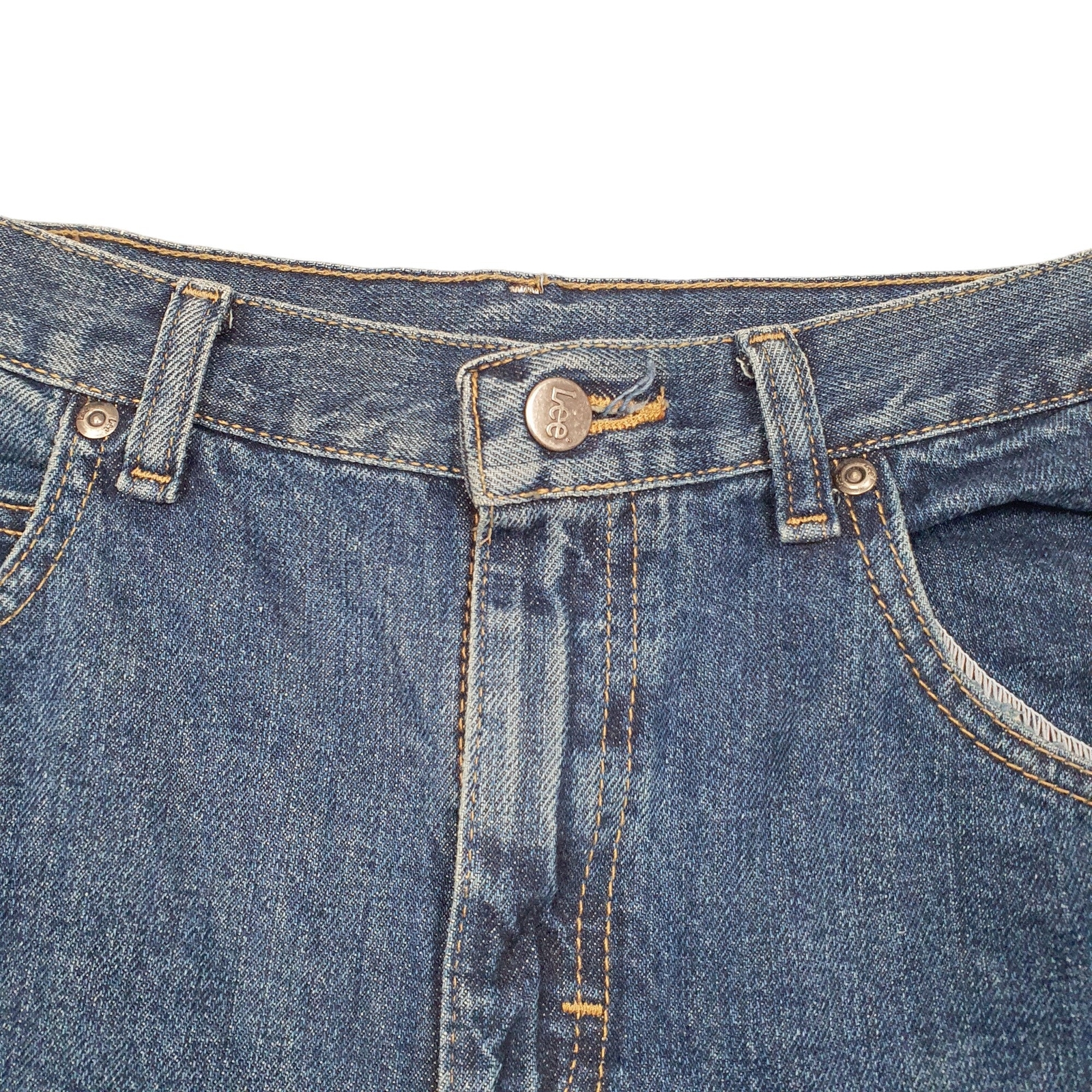 LEE Casual Jeans Regular Fit Blue Denim Trousers Mens W30 L29 image 2