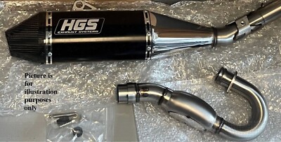 HGS Black Full System Carbon Cap Yamaha YZF450 YZ450F yzf