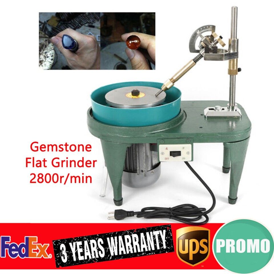 2800RPM Gemstone Grinding Jewelry Lapidary Cutting Polisher Gem