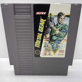 Metal Gear (Nintendo Entertainment System NES, 1988) Authentic Cartridge Tested
