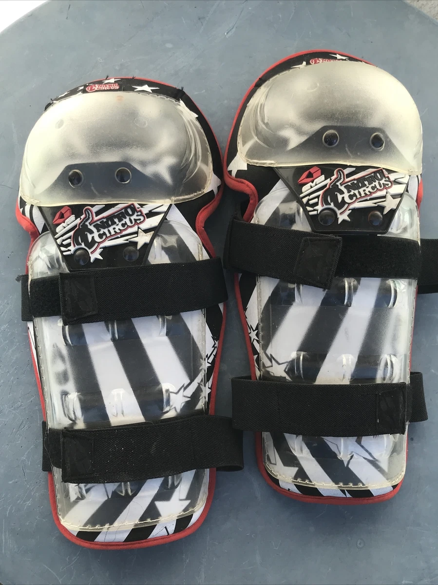 EVS Option Knee/Shin Guards Nitro Circus BLK/Nitro Circus Logo