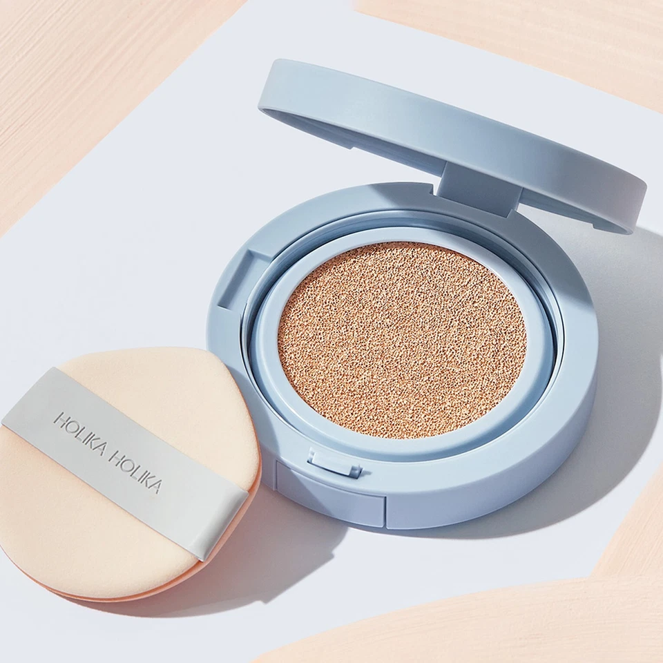 Cojín HOLIKA HOLIKA Reliefit Cica Stay 14g + 14g Recarga SPF40 3 colores K-Beauty Foto 2 de 4