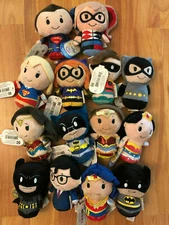 NWT Hallmark Itty Bittys  - Pick From List - DC Comics Selection Plush Stocking 