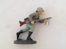 359/ Statuina Hausser Elastolin/7,5 cm soldato WW2 originale del 1938/OTTIMO!