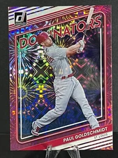 2022 Donruss Paul Goldschmidt #D-9 Dominators Pink Fireworks Cardinals 