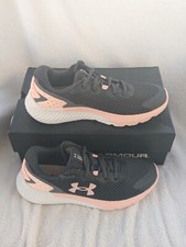 Size 6.5 Youth Under Armour GGS Charged Rogue 3 Girls Lace Up Athletic Shoes