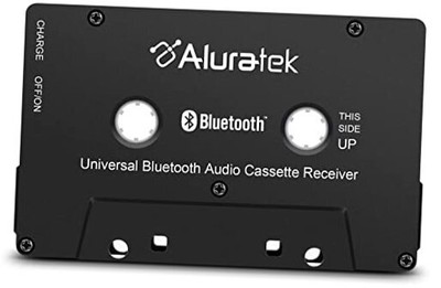  Universal Bluetooth Audio Cassette Receiver, Built-in Rechargeable ABCT01F