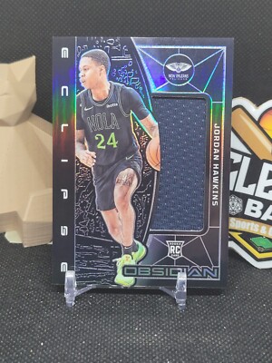 Jordan Hawkins 2023-24 Obsidian Eclipse Materials Rookie Jersey Patch /249(CBRP)