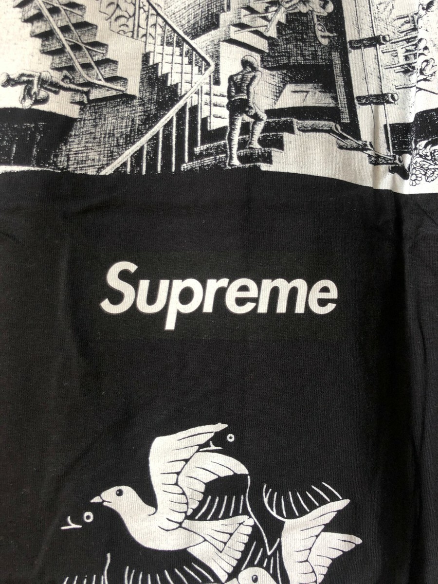 Supreme MC Escher Collage Tee Black Medium SS17 | eBay Supreme MC Escher Collage Tee Black Medium SS17 | eBay