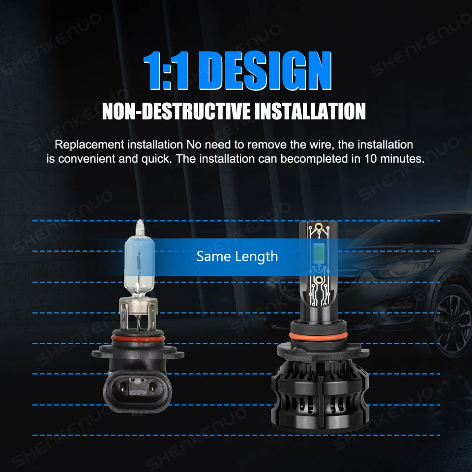 Faros antiniebla LED deportivos utilitarios de 4 puertas 2019-2020 para Hyundai Santa Fe SEL Foto 3 de 4