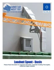 O Scale Loadout Spout and Cabin Kit for Grain Elevator Structures 1:48