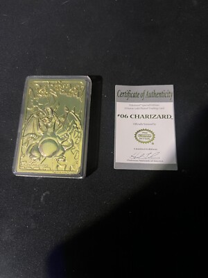 pokemon 23k gold plated trading card charizard Pokémon Charizard 1999 CGC Graded 5.5 (4076693001) #4/102 Base Set Unl – JP  Sports