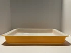 Pyrex 933 Orange Citrus Daisy Lasagna Dish Pan 13 1/2 x 8 3/4” Vintage