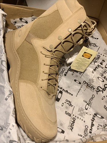New Oakley SI Assault Reg Toe Military 8 inch Desert Men US 13W 13 Wide Boots - Picture 3 of 4