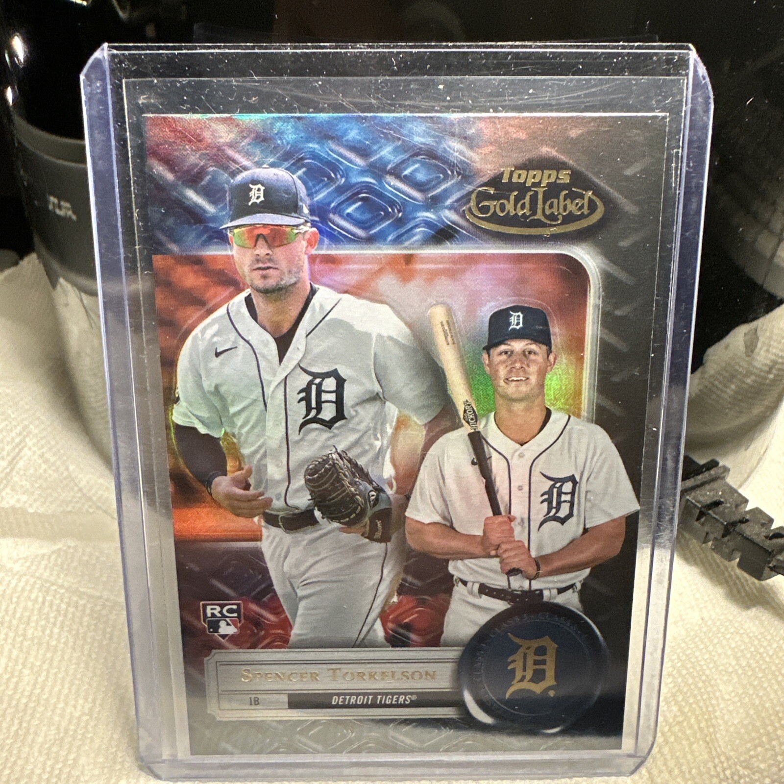 Spencer Torkelson 2022 Topps Gold Label Class 1 Rookie Card #75 Detroit Tigers