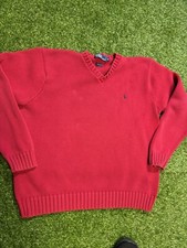Polo Ralph Lauren Knit Sweater Mens XL V Neck