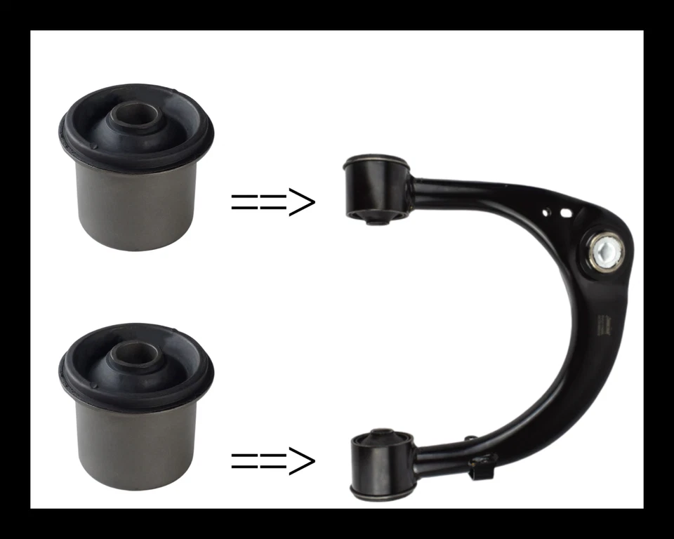 2 BUCHAS DE BRAÇO DE CONTROLE SUPERIOR DIANTEIRO PARA 2008-2020 LEXUS LX570 FRETE GRÁTIS - Imagem 2 de 2