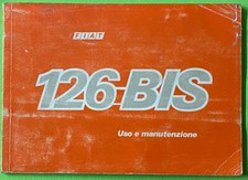 FIAT 126 BIS Anno 1988 Libretto Uso e Manutenzione ORIGINALE