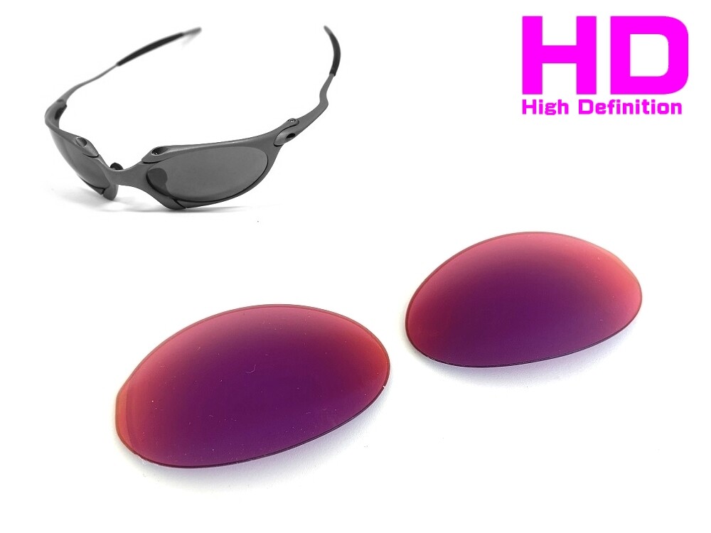 LINEGEAR HD Red Mirror Non Polarized Lens for Oakley Romeo1 [R1