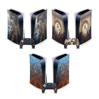 ASSASSIN'S CREED MIRAGE GRAFIKEN VINYL SKIN FOR SONY PS5 DISC EDITION BUNDLE