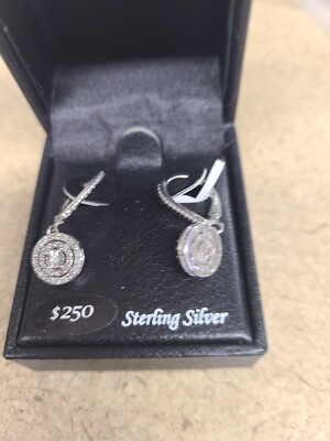 Sterling 1/4 cttw Diamant Ohrringe UVP 250 $