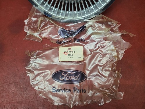 NOS NEW 1987-1990 Ford Taurus Wire Spoke 15" Hubcap Wheel Cover E7DC-1000-AA - Picture 2 of 7