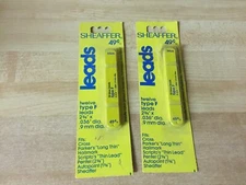Sheaffer Leads - Type F - 2 3/4" X .036"- 0.9mm - 2 packs New Old Stock (24)