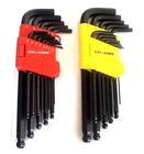 26pc CALHAWK ALLEN BALL POINT END LONG ARM HEX KEY WRENCH SET SAE & METRIC