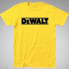 DEWALT T-SHIRT Tool Shirt Tee T Garage Parts Car Construction Tools Drill work