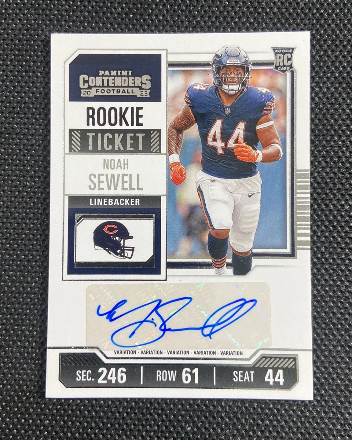 Anthony Richardson Panini Immaculate Collection Rookie Autographs #2 Platinum 1/1