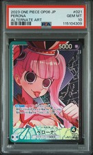 2023 One Piece Japanese Perona Alternate Art OP06-021 PSA 10 GEM MINT GEM MT