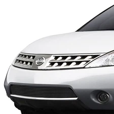 For Nissan Murano 03-08 APG 1-Pc Black Horizontal Billet Bumper Grille