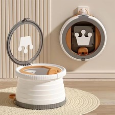 Faltbarer Toilettensitz Kinder für Unterwegs Reise Toiletten-Sitz  Reisetöpfchen