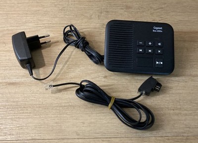 Gigaset DECT Basisstation Box 200A mit Anrufbeantworter bis 6 Mobilteile Schwarz