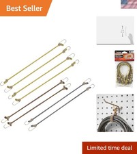 10-Inch Weather Resistant Bungee Cords - 8 Pack with High-Performance Elasticity
