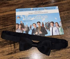 The Office NBC Deangelo Vickers - Will Ferrell Black Bow Tie S7E20 Dundies COA