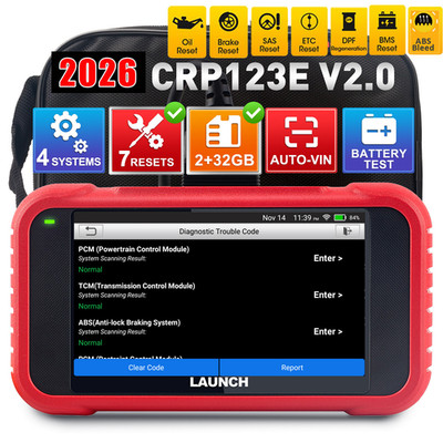 LAUNCH X431 CRP123E V2.0 Car Diagnostic Tool OBD2 Scanner Fault Code Reader