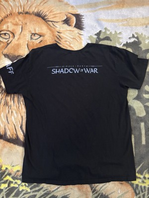 Lord of The Rings Shadows of War T Shirt Sz XL Men s Middle Earth WB Games STAFF