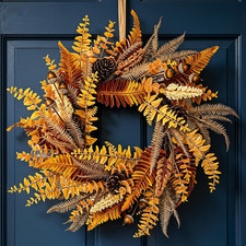 20" Fall Wreath for Front Door, Fall Decor for Harvest Thanksgiving