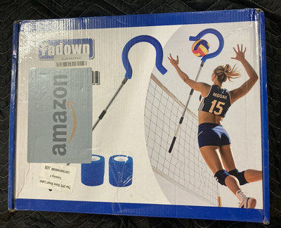 Fadown Volleyball Spike Trainer Adjustable with Question Mark Hook