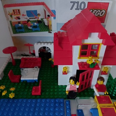 Lego 710 Grundbaukasten OVP Anleitung 1985 / basic building set - complete